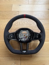 BMW G80 G82 G20 CS LCI Heated Alcantara Flat Bottom Carbon Fibre Steering Wheel