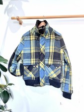 Y2K Diesel Wool Plaid Sherpa