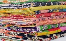 40P Kantha Quilt Indian Vintage Reversible Throw Handmade Blanket Wholesale Lot