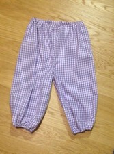 Handmade Edwardian style Bloomers gingham knickers  pants  costume size4-26