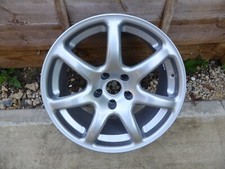 Genuine TVR 18” x 8.5" Spider Rear Wheel - Silver - In Good Condition