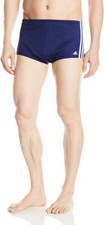 New ADIDAS Men's Mesh Drag Swim Briefs Suit Trunks Navy 22