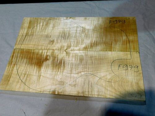Flame maple carved top - carved,
