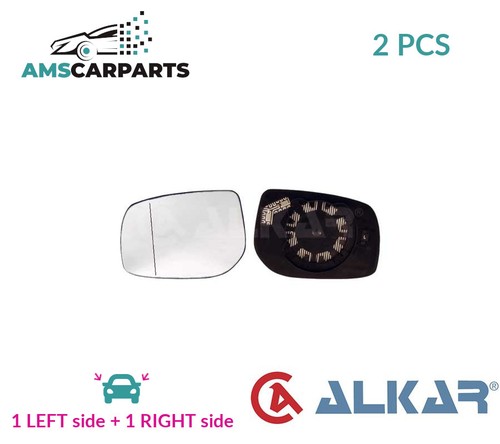 Rear view mirror glass - glass, pair