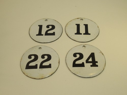 Four circular antique 19th - four,