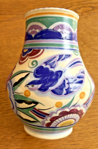 Poole bluebird vase shape - poole,