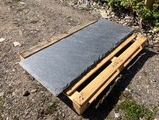Natural raw edge - slate, hearth