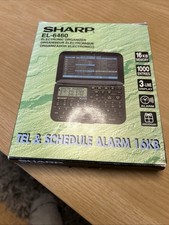 Sharp Electronic Organiser EL-6460 Vintage Mint Condition with Instructions