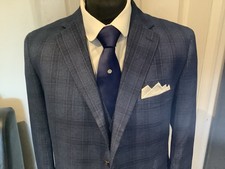 Mens Three Piece Suit Blue