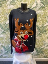 Unisex Reindeer Christmas Novelty Jumper Size XXL- CG N49