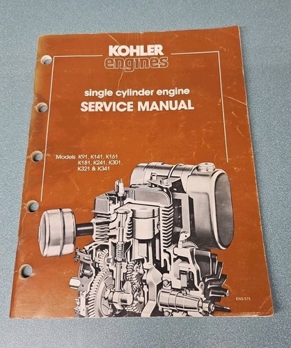 Kohler single cylinder engine - single,