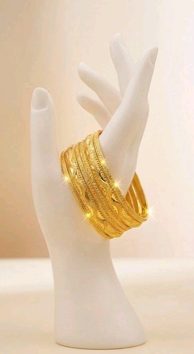 22k gold plated indian bangles - 22k,