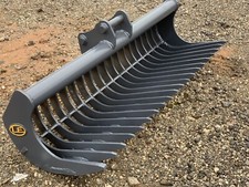 2 - 4 Ton Excavator Rake HARDOX 450 Inc Vat CAT HITACHI TAKEUCHI JCB KUBOTA