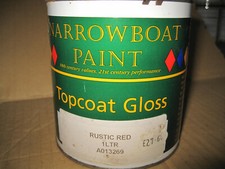 Narrow boat paint OLD TIN Top