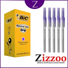 Bic Purple Pens Round Stic