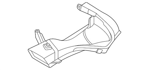 Genuine bmw air baffle - genuine,