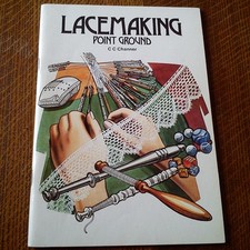 Lacemaking Point Ground Book Channer Bobbin Pillow Lace Craft Handicraft Pattern