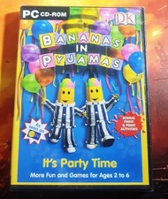 Bananas In Pyjamas: It's Party Time PC CD-ROM Windows Game SEALED Vintage GMTV