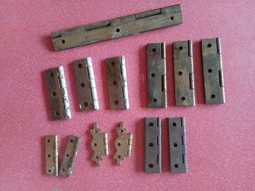 Vintage brass cabinet - vintage, hinges