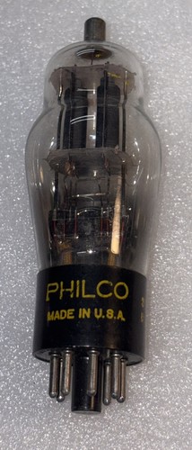 Philco 6f8g rare round plate - philco,