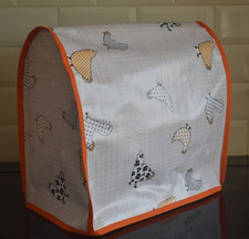 Food Mixer cover for Kitchenaid /Kenwood KMix Orange Chicken vinyl fabric