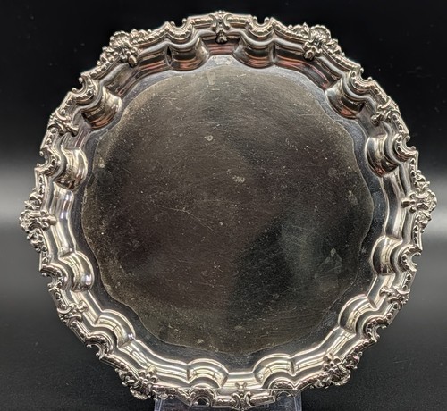 Victorian silver plated - plated, card