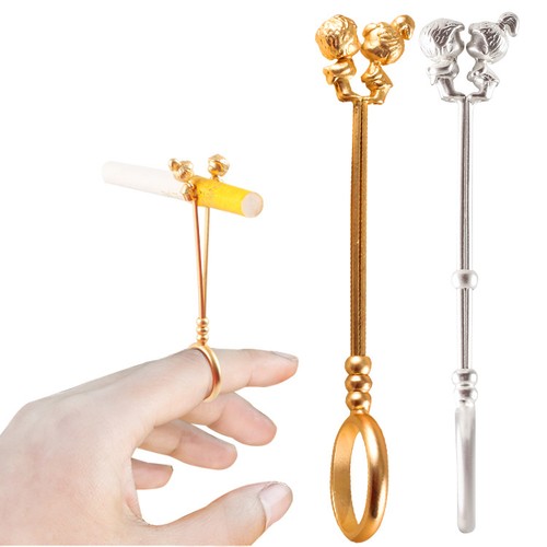 Angel finger ring cigarette - finger,