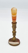 ANTIQUE GILT BRONZE & BANDED