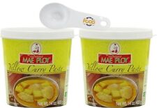 Mae Ploy Thai Yellow Curry Paste 400g 2 Tubs + Scoop Authentic