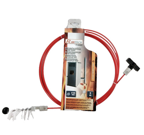 Chimney cleaning brush kit for - kit,