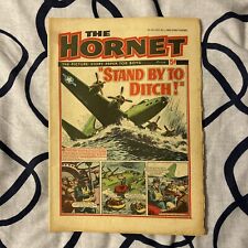 The HORNET Comic #60 Date 31/10/64 UK Paper Comic “Stand By To Ditch!” Vintage