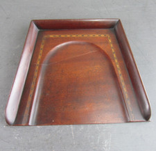 Antique Edwardian Mahogany Crumb Tray with Inlaid Marquetry