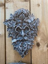 GREEN MAN LEAF FACE WALL TREE