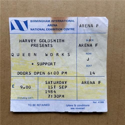 Queen birmingham nec ticket - birmingham,