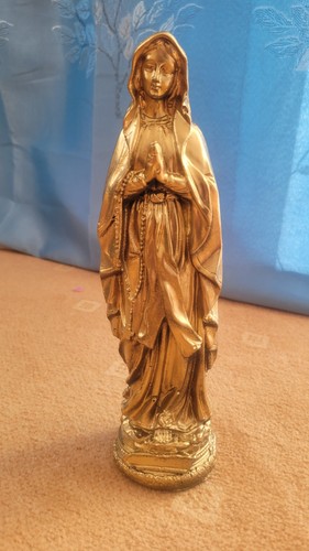 Virgin mary statue - virgin, gold