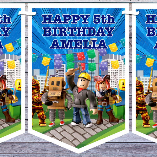 Roblox personalised birthday - roblox,