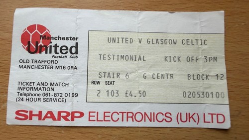 Ticket 1983 manchester - ticket, 1983/84