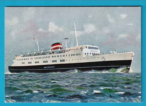 Original postcard ferry f - postcard, m/f