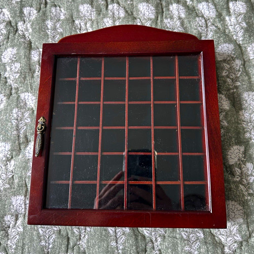 Wooden wall hanging - wall, thimble
