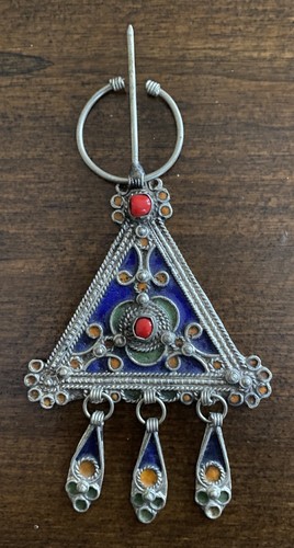 Egyptian triangular brooch - triangular,