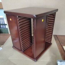 Solid Wooden Rotating CD
