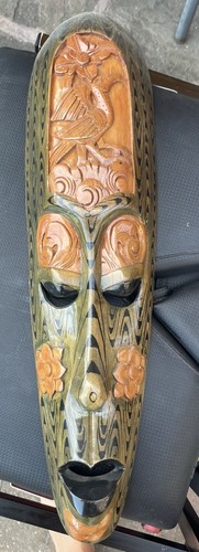 Vintage hand carved dark - vintage,