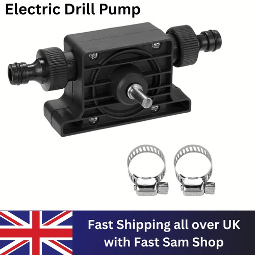 Drill powered water - powered, pump