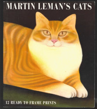 Martin Leman's Cats 12 Ready to Frame Prints Pelham Books 1989 First Edition