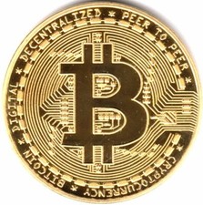 Original BTC Coin, Medal, New