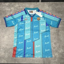 1995/1997 Barcelona Away Kit ‘Ronaldo’ Blue Size Slim Fit Large