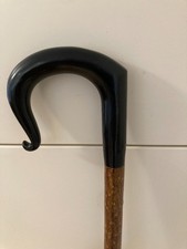 Lovely Buffalo Horn Crook on Hazel ,Walking and Hiking stick