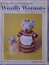 Knitting pattern of Woolly Wotnots Bedtime Mice - Mother & baby soft toys