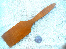 Old wood butter paddle marked