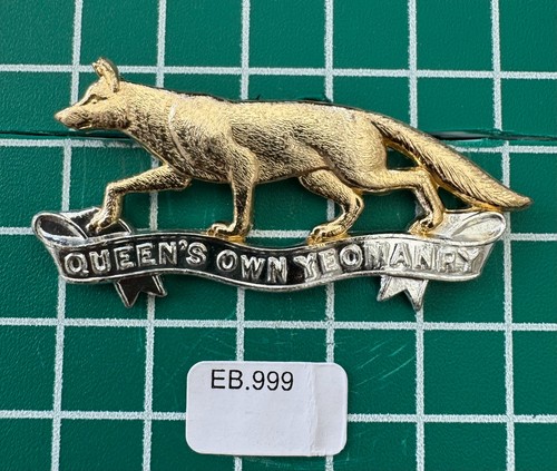 Queens own yeomanry - yeomanry, anodised